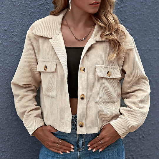 EB | Übergangsjacke aus Samtoptik, Elegant