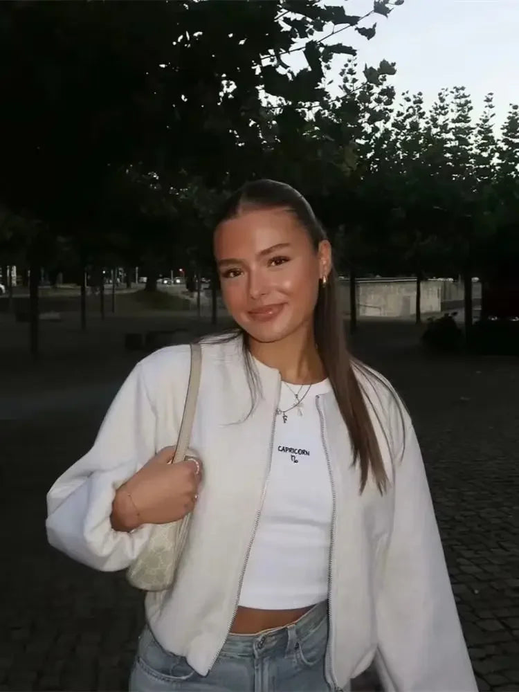 EB | Übergangsjacke Reißverschluss Ribkanten, Modern