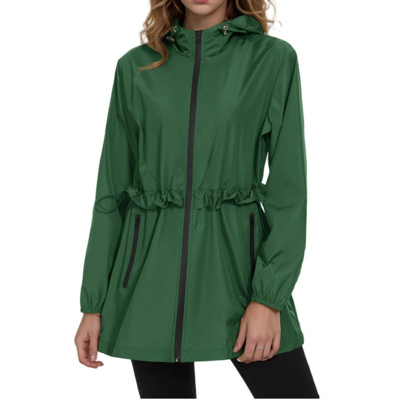 EB | Regenjacke mit Kapuze und Schnürung