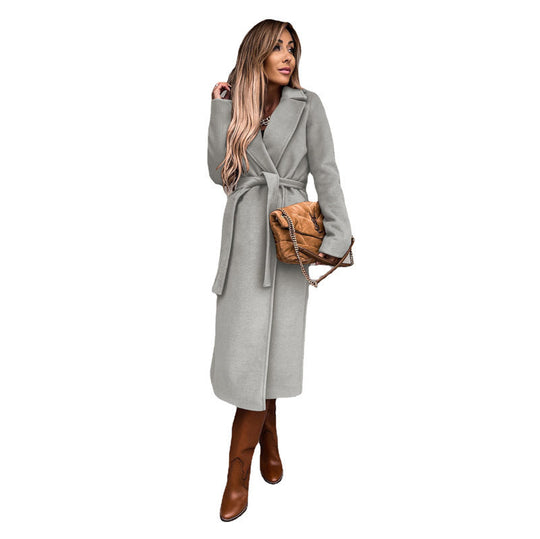 EB | Trenchcoats mit Bindegürtel, Lang