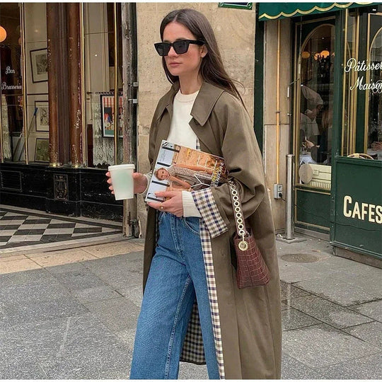 EB | Trenchcoats mit Knopfverschluss, Lang