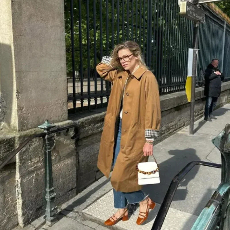 EB | Trenchcoats mit Knopfverschluss, Lang