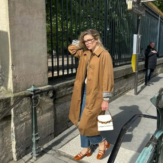 EB | Trenchcoats mit Knopfverschluss, Lang