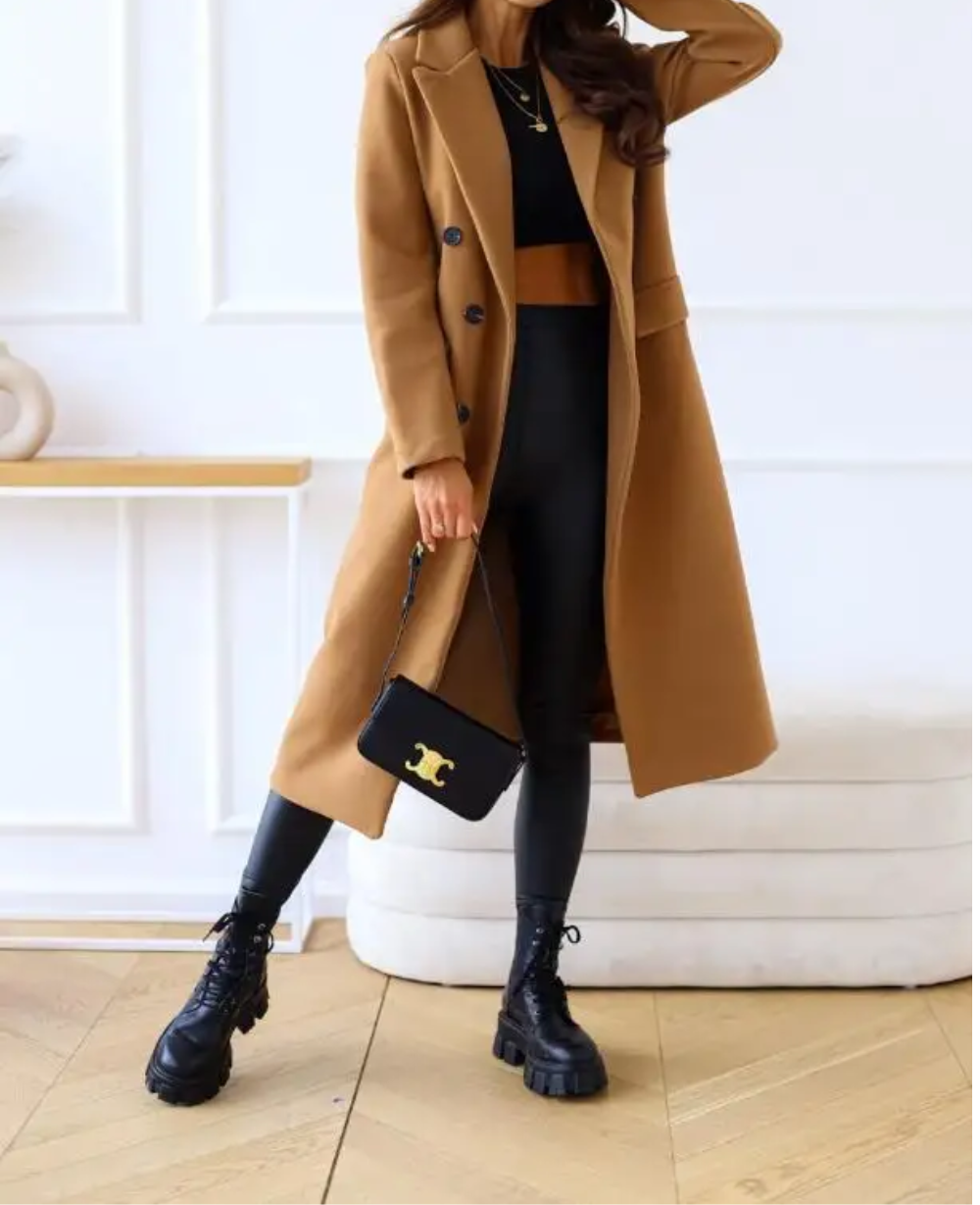 EB | Winterjacke Lang Gefüttert, Zeitloser Schnitt