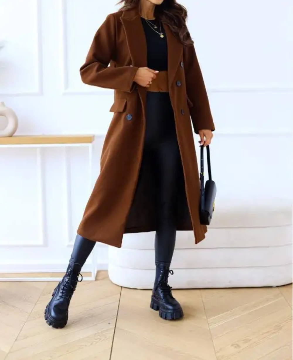 EB | Winterjacke Lang Gefüttert, Zeitloser Schnitt