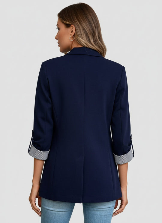 EB | Blazer mit Schmaler Passform und Ein-Knopf-Verschluss