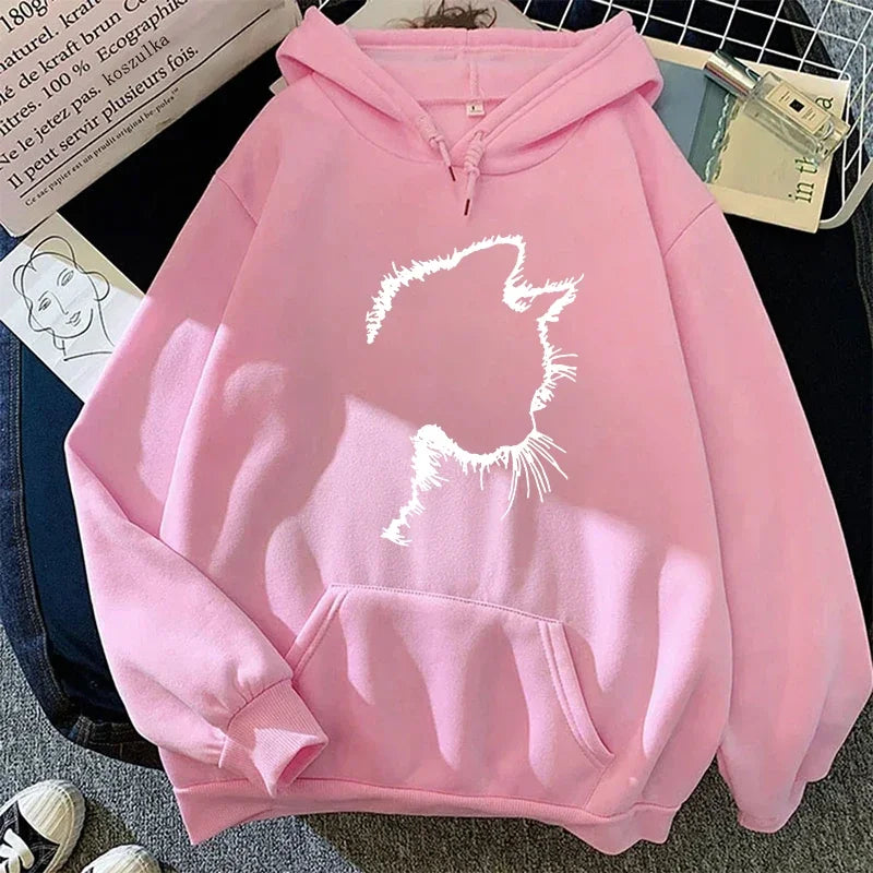 EB | Hoodie mit Katzenmotiv