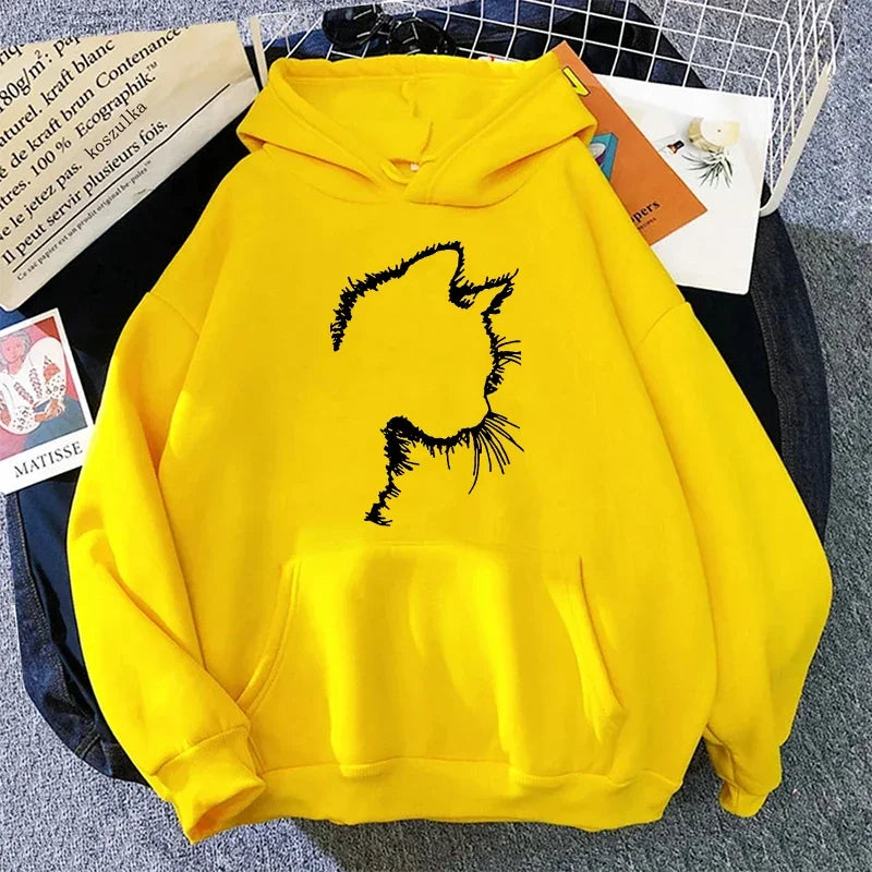 EB | Hoodie mit Katzenmotiv