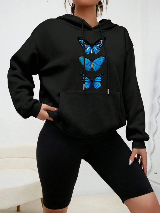 EB | Hoodie mit Schmetterlingsdesign
