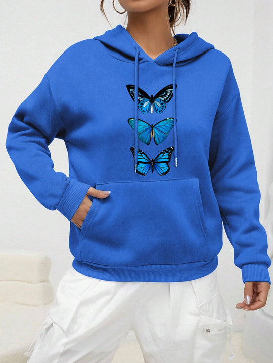 EB | Hoodie mit Schmetterlingsdesign