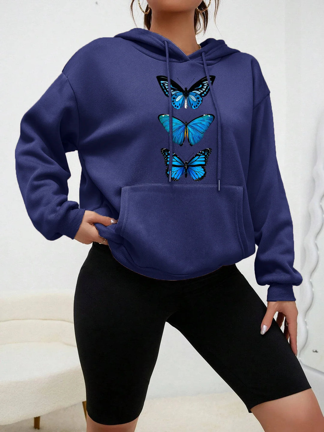 EB | Hoodie mit Schmetterlingsdesign