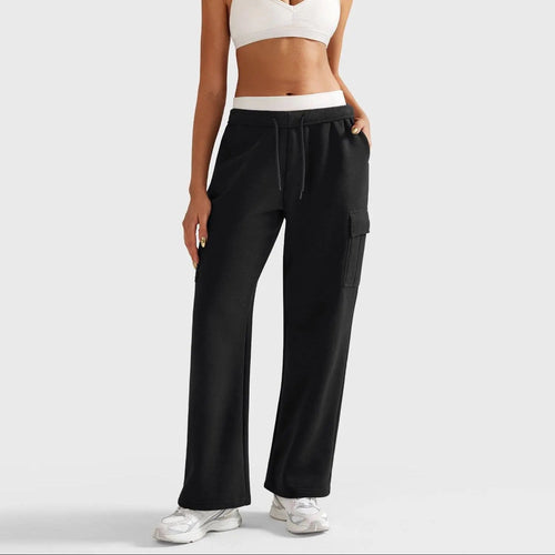EB | Jogginghose mit Hohem Bund und Weitem Bein