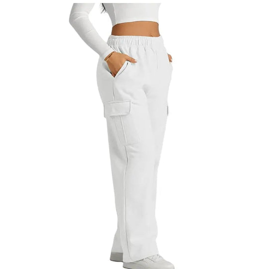 EB | Jogginghose mit Hohem Bund und Weitem Bein