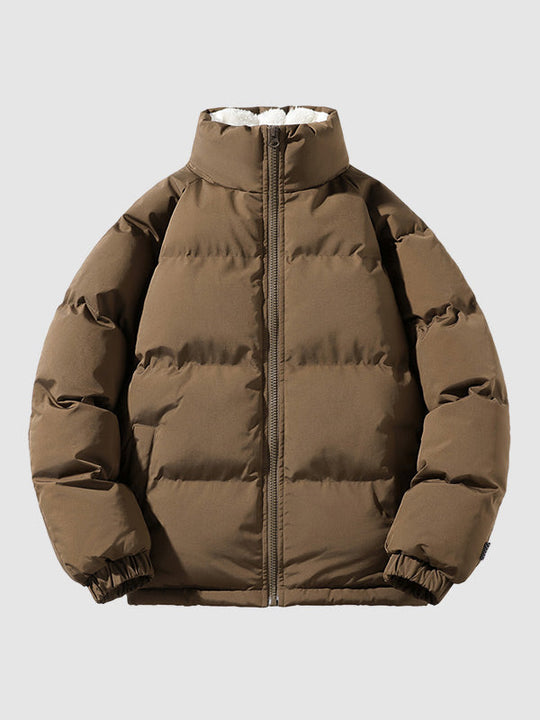 Herren Gefütterte Pufferjacke mit Warm & Leicht | EB