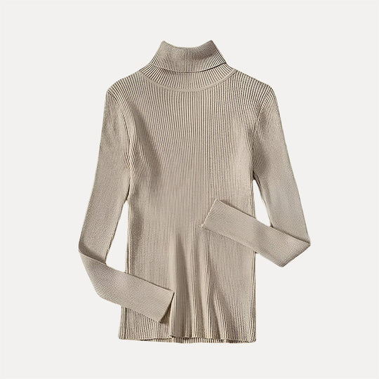 EB | Rollkragenpullover mit Rippstruktur