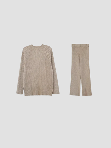 EB | Strickset Aus Weichem Rippstrick