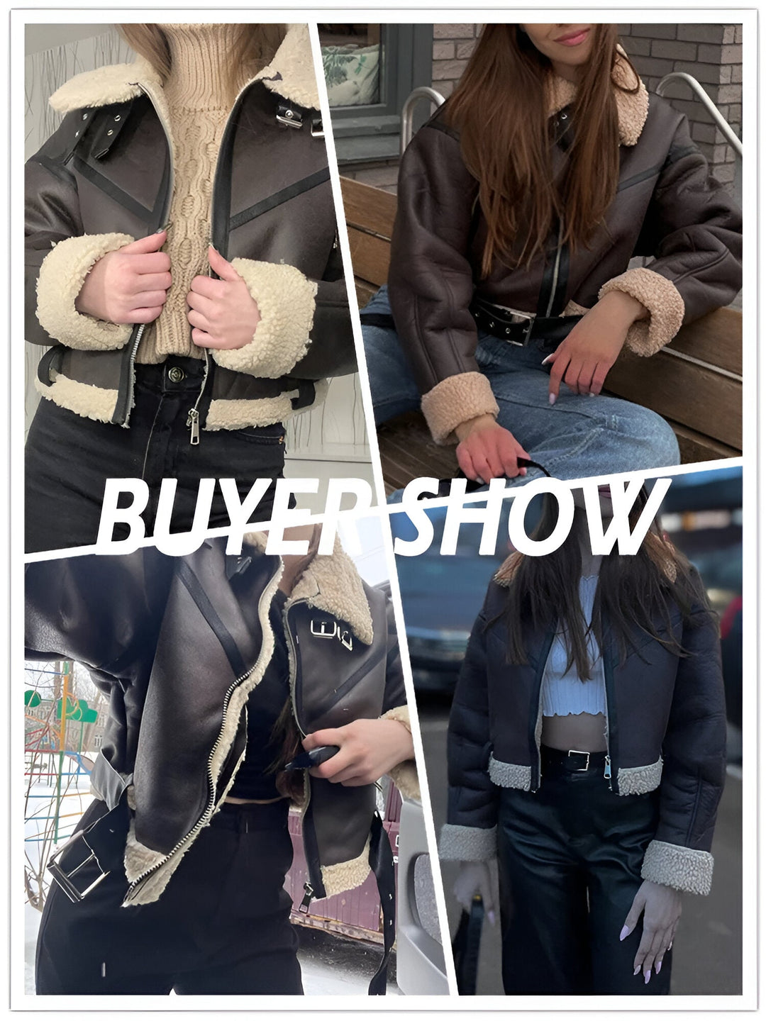 EB | Winterjacke Aus Kunstleder