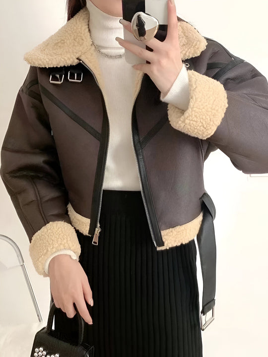 EB | Winterjacke Aus Kunstleder
