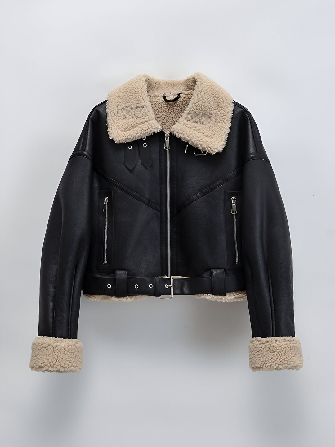 EB | Winterjacke Aus Kunstleder