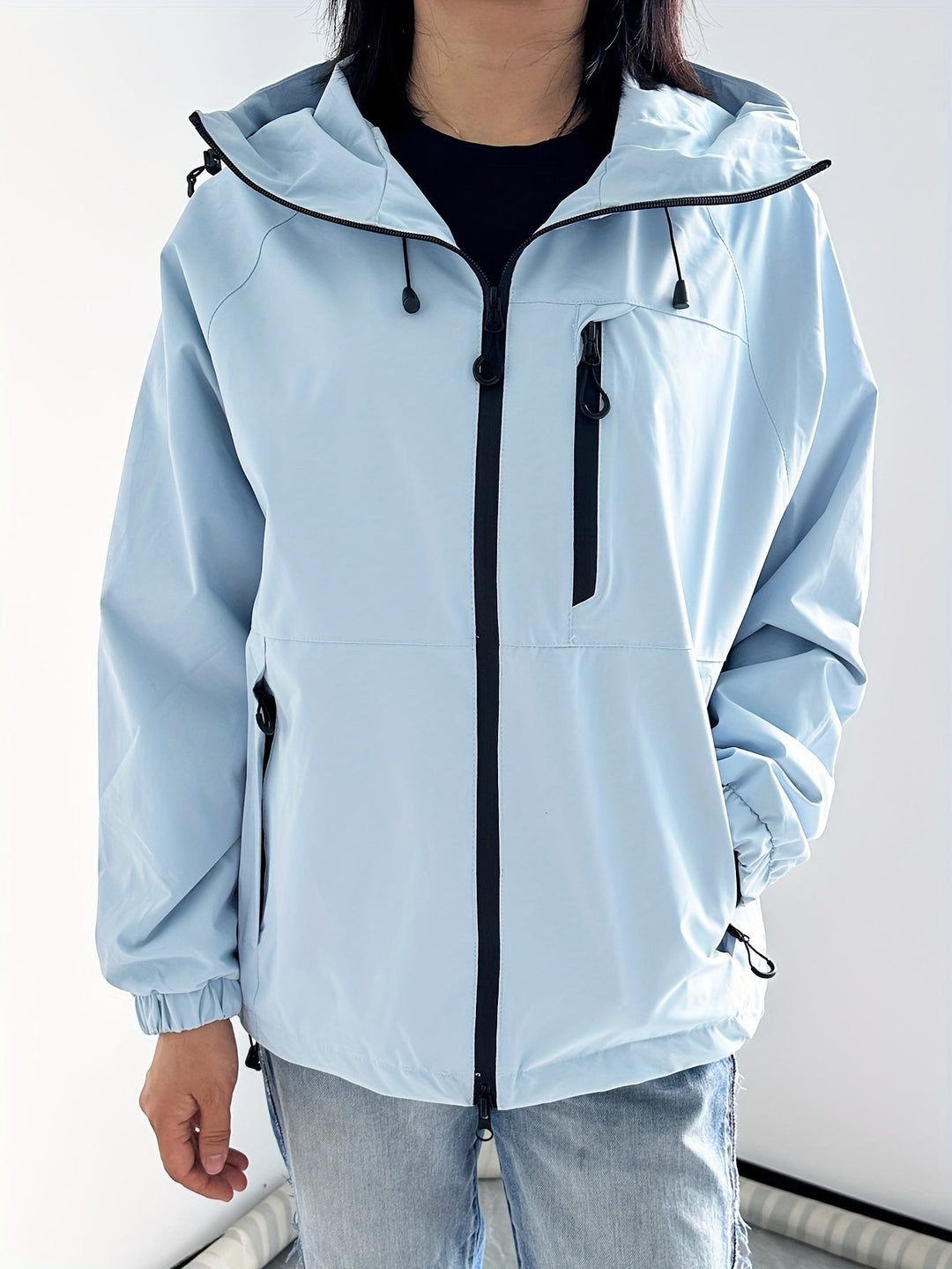 EB | Wasserdichte Damenjacke mit Kapuze