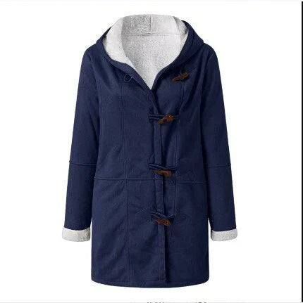 EB | Lässige Fleece-Gefütterte Jacke mit Kapuze