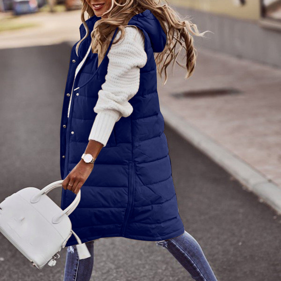 EB | Bodywarmer - Oversized Fit - Gesteppt und Futter - Mit Kapuze