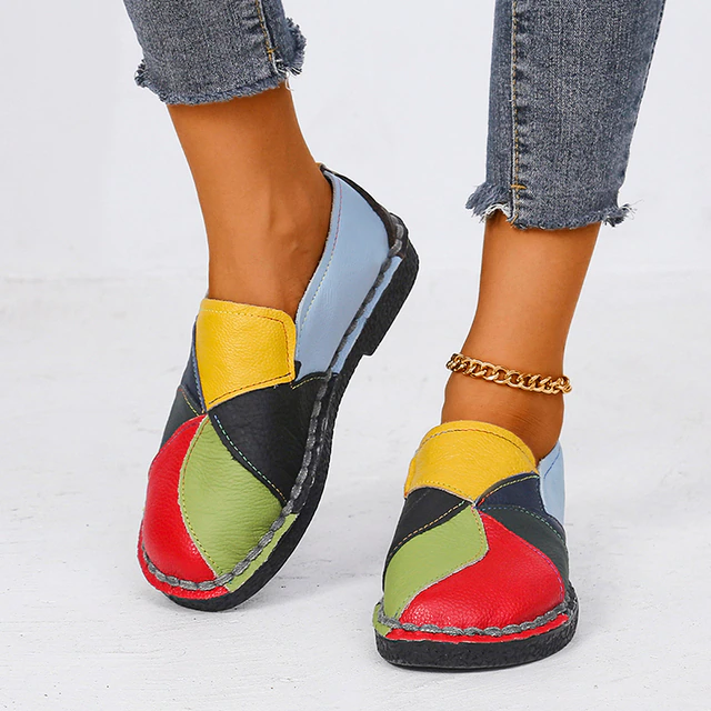 EB | Farbige Orthopädische Damenschuhe mit Absatz
