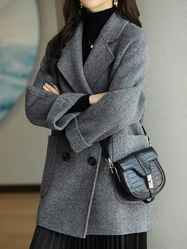 EB | Damen Wintermantel Aus Wolle