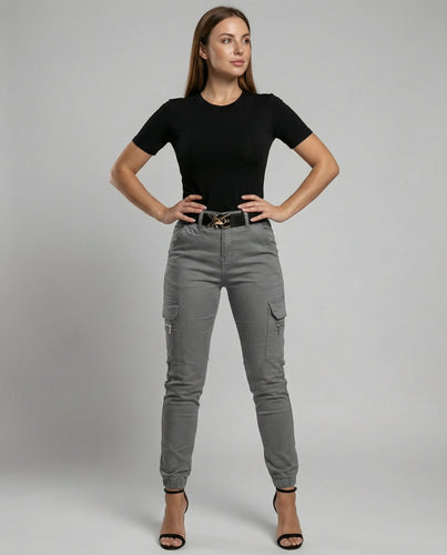 Damen Cargo-Jeans Komfort | EB