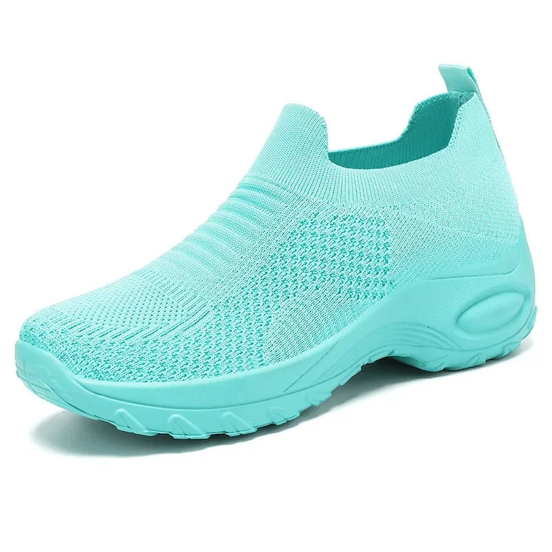 Damen Freizeitschuhe Atmungsaktives Mesh Sommer Bequem EB