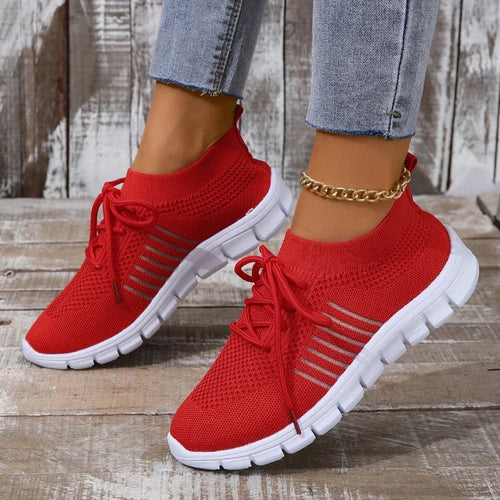 Frauen Freizeit Sneaker Atmungsaktives Netz EB