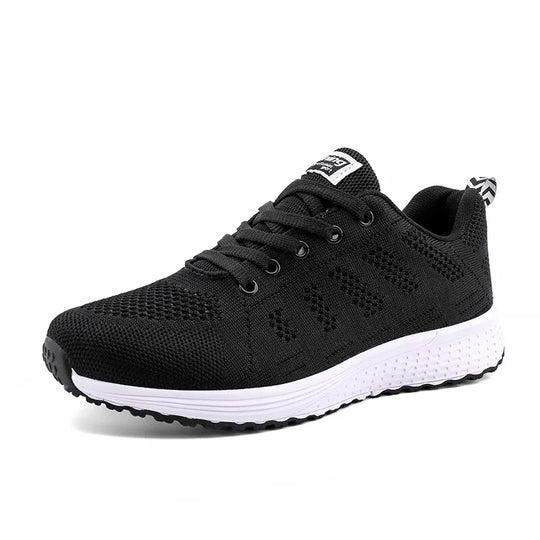 Damen Freizeit Sneakers Atmungsaktive Netz Gehschuhe EB