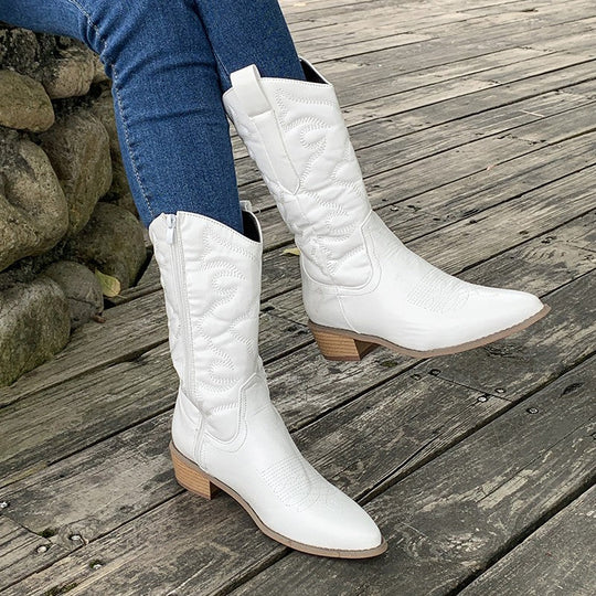 Damen Cowboy Stiefel Metallic Carina EB
