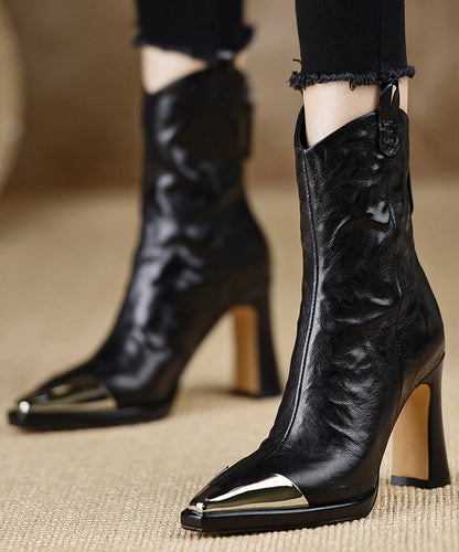 Damen Stiefeletten mit Blockabsatz EB