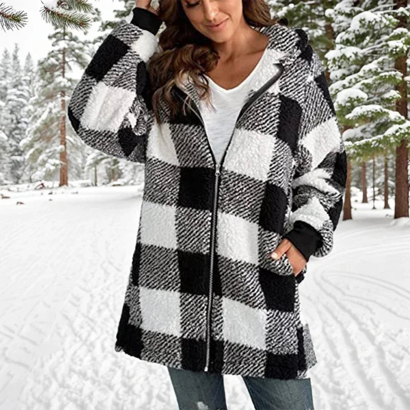 EB | Jack Winter Patchwork - Lang EB | Jacke mit Kapuze