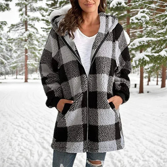 EB | Jack Winter Patchwork - Lang EB | Jacke mit Kapuze