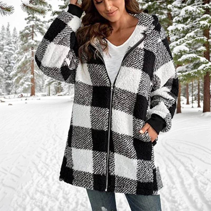 EB | Jack Winter Patchwork - Lang EB | Jacke mit Kapuze