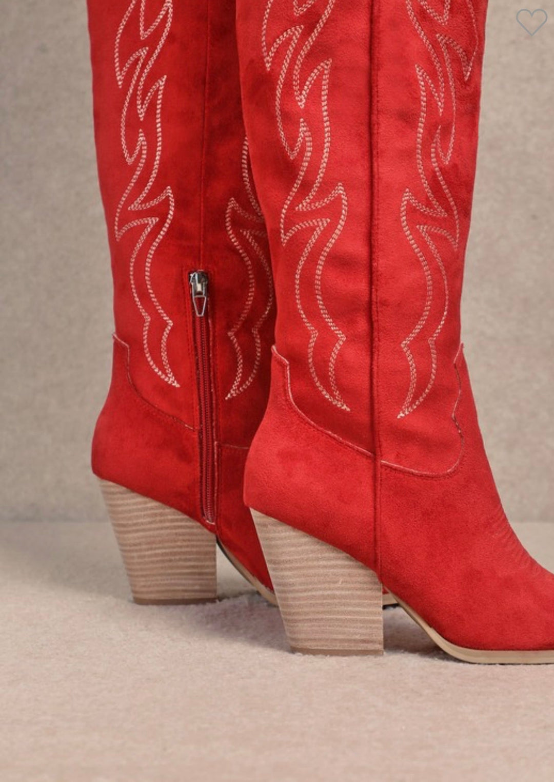 Damen Kniehohe Westernstiefel EB