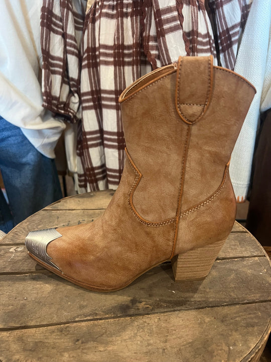 Damen Stiefel Casual Western Nubuck EB