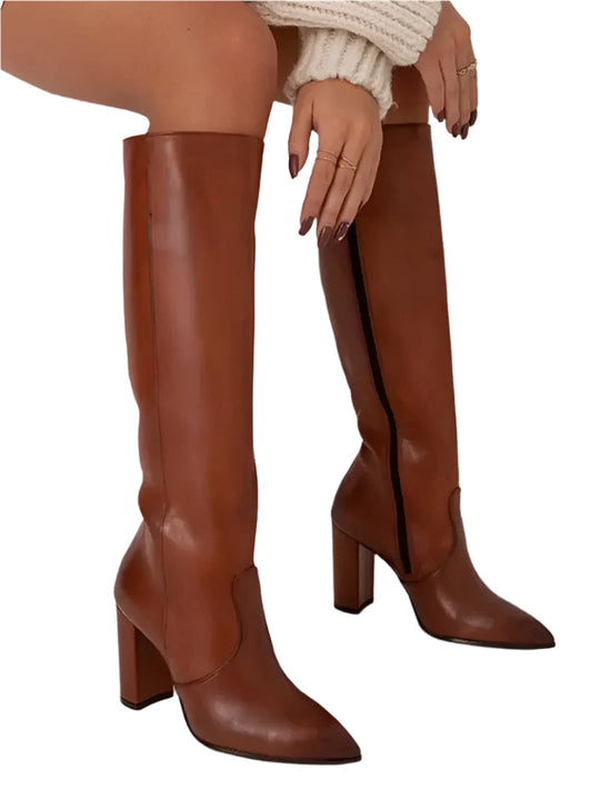 Damenstiefel Eleganter Stil Synthetisches Leder EB