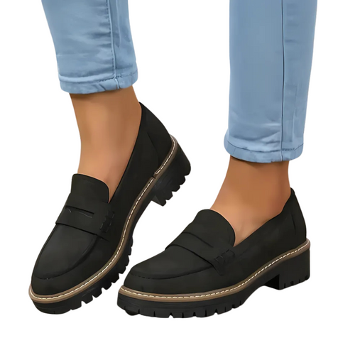Damen Schuhe zeitloses Design mit rutschfester Sohle EB