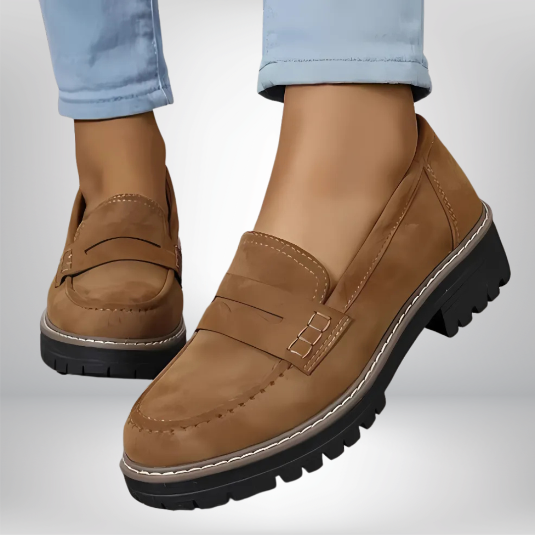Damen Schuhe zeitloses Design mit rutschfester Sohle EB