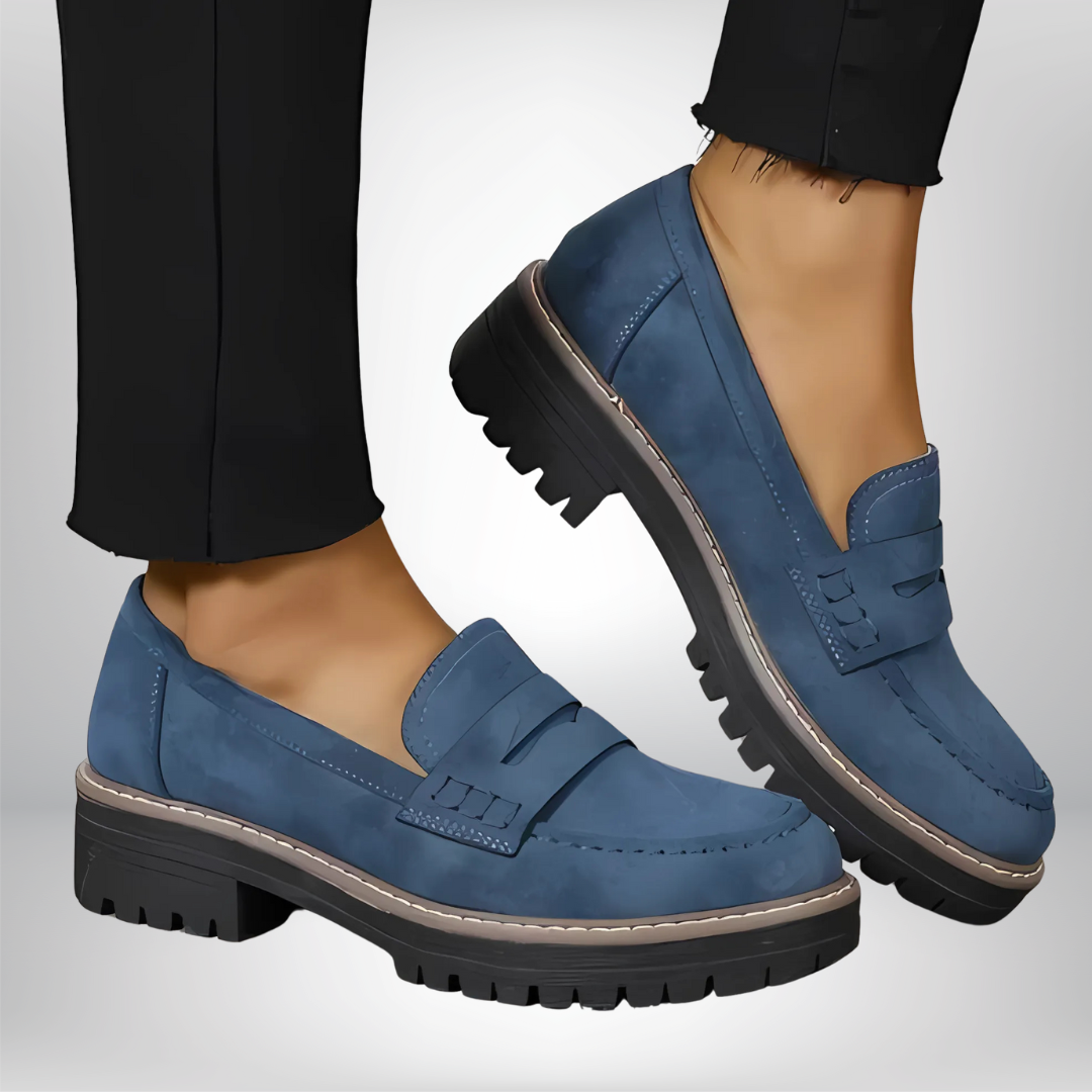 Damen Schuhe zeitloses Design mit rutschfester Sohle EB