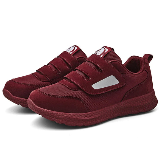 Damen Slip-On Orthopädische Schuhe mit Klettverschluss für bequemes Gehen EB