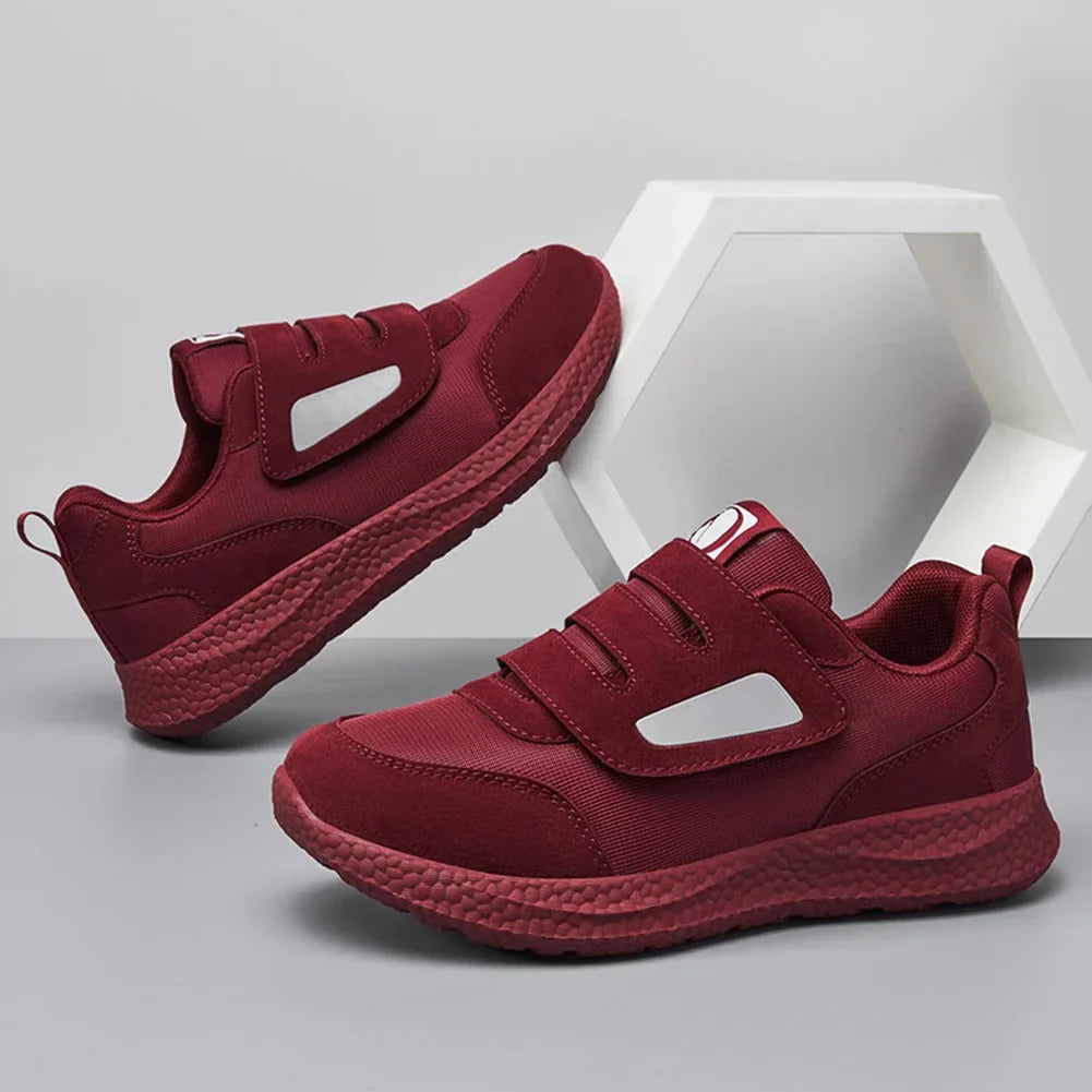 Damen Slip-On Orthopädische Schuhe mit Klettverschluss für bequemes Gehen EB