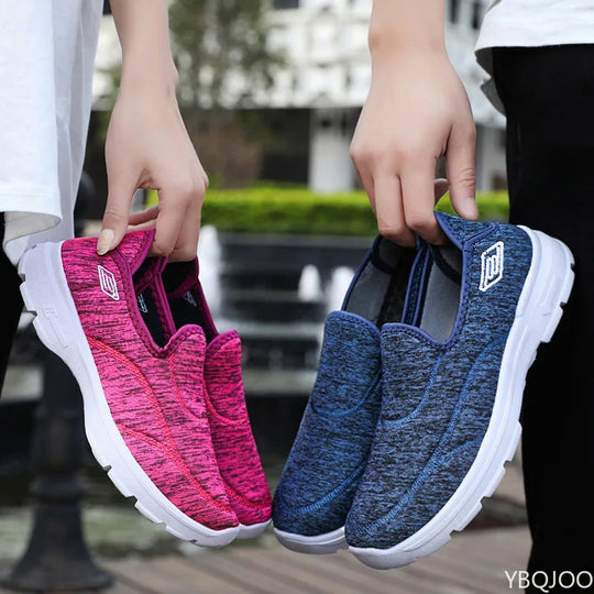 Damen Sneakers Atmungsaktive Casual Komfortschuhe EB