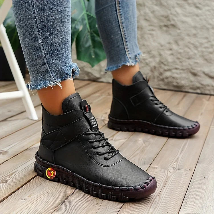 Damen Sneaker Boots Warm Winter Bequem EB