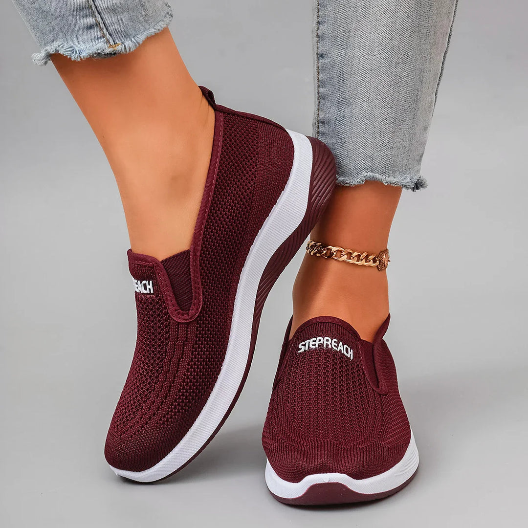 Damen Sportschuhe Atmungsaktiv Leicht Casual Gummisohle EB