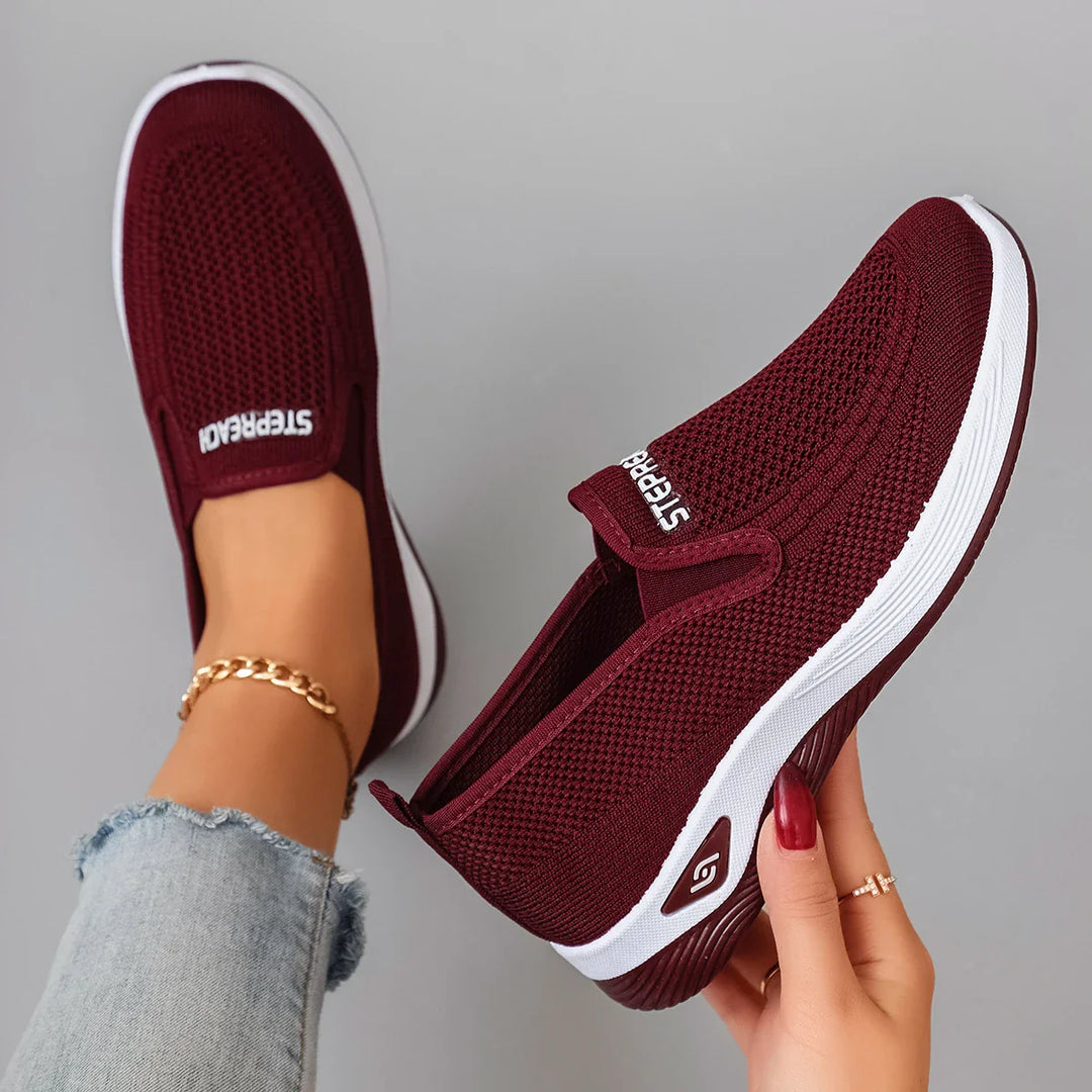 Damen Sportschuhe Atmungsaktiv Leicht Casual Gummisohle EB