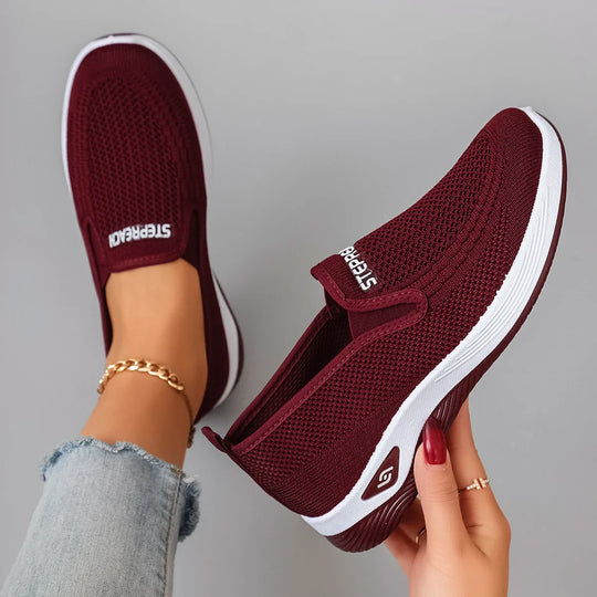 Damen Sportschuhe Atmungsaktiv Leicht Casual Gummisohle EB